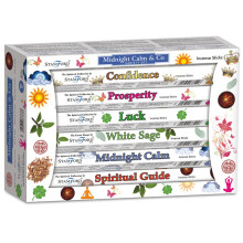37333 Stamford Hex Incense Sticks 12 Pack Variety Set - Midnight Calm & Co