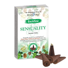 37465 Stamford Backflow Incense Cones - Sensuality - Set of 12