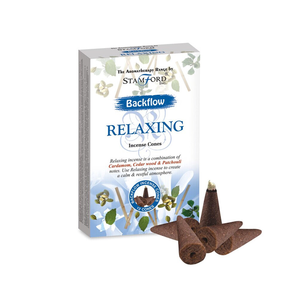 37464 Stamford Backflow Incense Cones - Relaxing - Set of 12-image-OPC-P8XJYTG-NEW