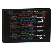 37340 Stamford Hex Black Incense Sticks 6 Pack Variety Set - Mythical Love