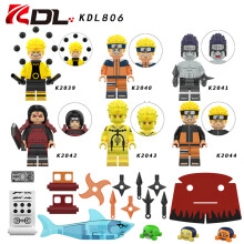 6 pièces/ensemble - Figure Naruto, compatible avec les briques de construction Lego, jouets pour enfants, cadeau Royaume-Uni