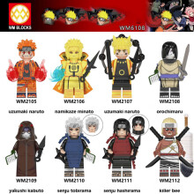 8PCS Naruto Minifigure Fit Lego Building Block Kids Toy Gift UK