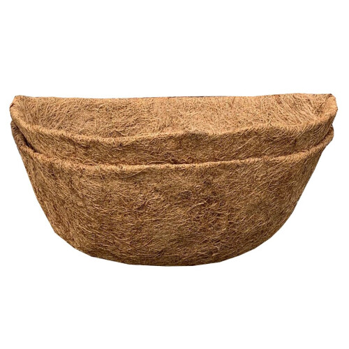 Selections Pack of 2 Coco Wall Basket Garden Planter Liners (40cm)