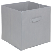 (Grey, 4) 1,4, 6 pcs Foldable Fabric Storage Box Cubes Set