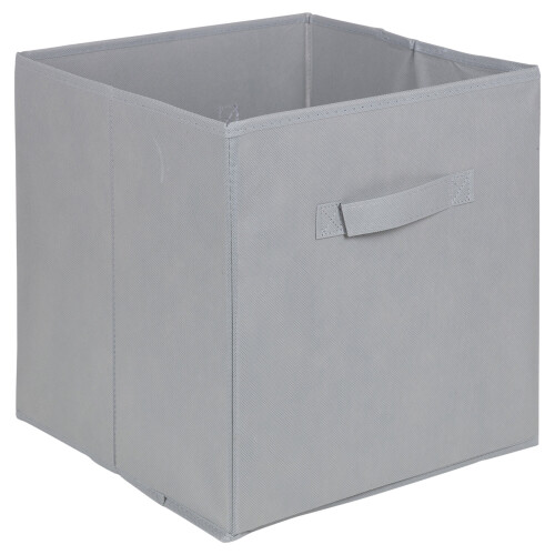 URBN Living (Grey, 4) 1,4, 6 pcs Foldable Fabric Storage Box Cubes Set