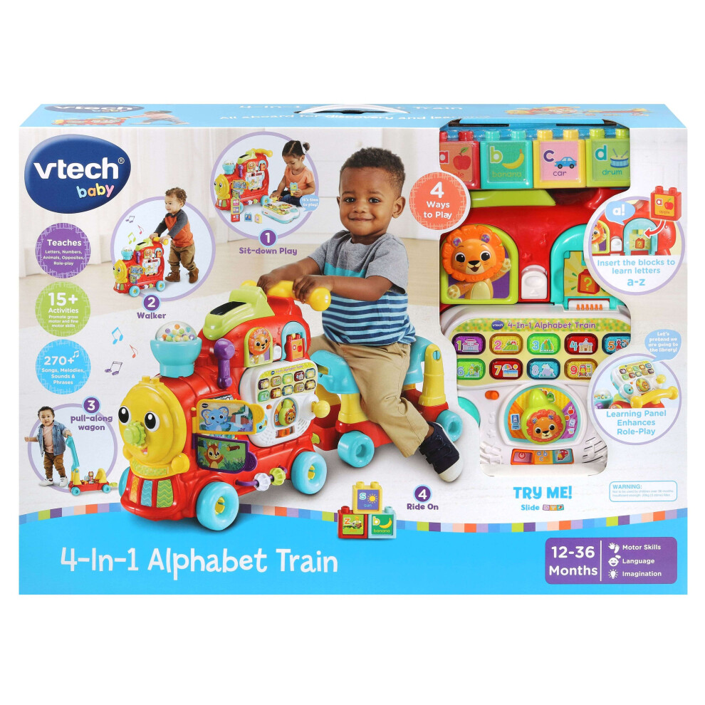 VTech Baby 4-in-1 Alphabet Train