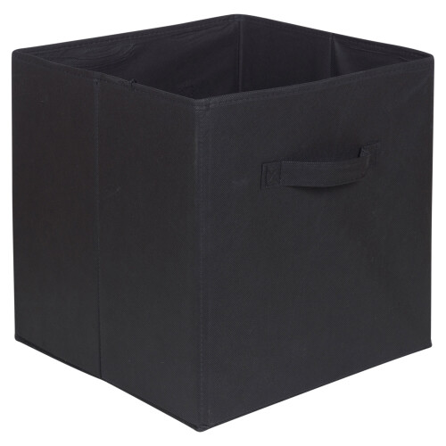 URBN Living (Black, 4) 1,4, 6 pcs Foldable Fabric Storage Box Cubes Set