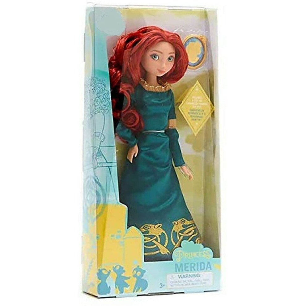 Disney Princess Brave Merida Classic Doll With Clip On Pendant