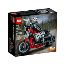 LEGO 42132 Technic Motorcycle to Adventure Bike 2 in 1 Model Building Set, Motorbike Toy, Construction Gift Idea for Kids 7+ Years Old