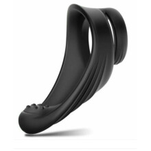 Black Waterproof Penis Enhancer Silicone Cock Ring