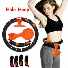 SMART HULA HOOP LOSE WEIGHT FITNESS SPORTS AUTO COUNTING CIRCLE DETACHABLE HOOPS
