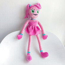 Kawaii Cartoon Knuffelkussen 35cm Mama Lang Been Poppy Speeltijd Hoofdstuk Pluche Speelgoedpop