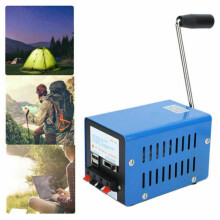 20W Hand Crank Generator High Power Charger Emergency Outdoor Survival Lighting