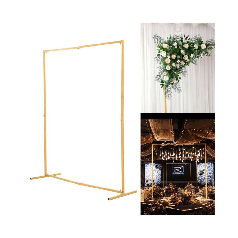 1.5M*2M Wedding Backdrop Stand Iron Arch Door Party Garden Flower Plant Rack Decor