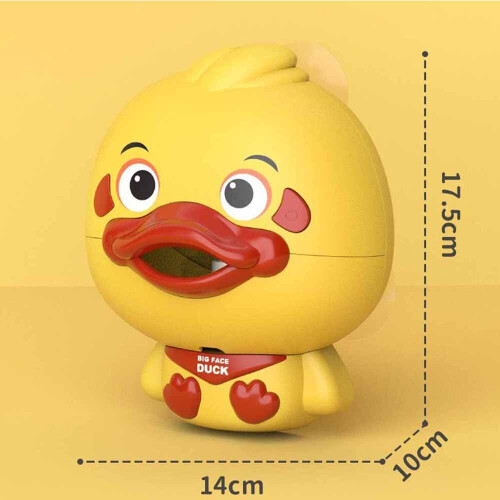 Electronic Bubble Maker Duck Bath Toy with Music, Spitting Bubbles, Suction Cup, ABS Safe Plastic (Requires 2x AA) 1