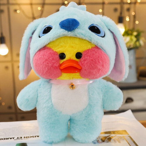 (Stitch) 30cm LaLafanfan Cafe Duck Plush Toys Stuffed Doll