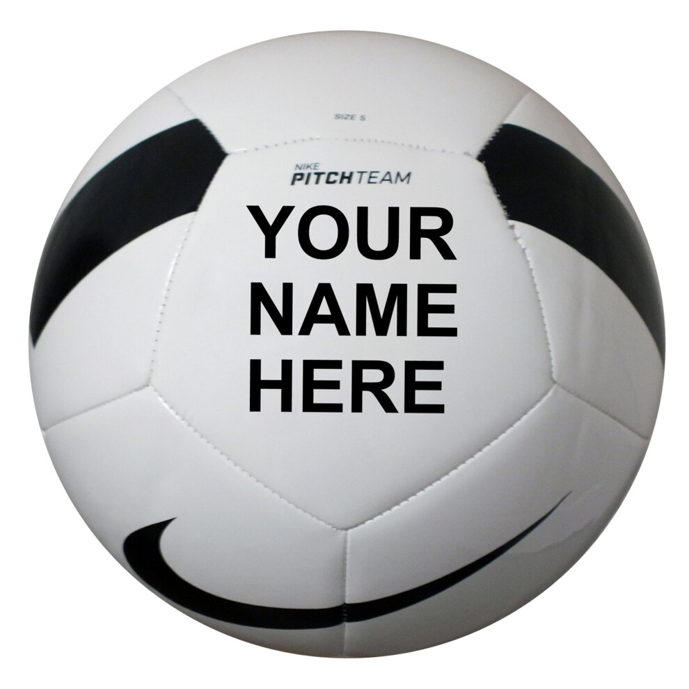 (White, 3) Personalised nike team pitch football