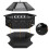 Fire Pit BBQ Firepit Brazier Stove Patio Heater Grill Garden Hexagonal 7