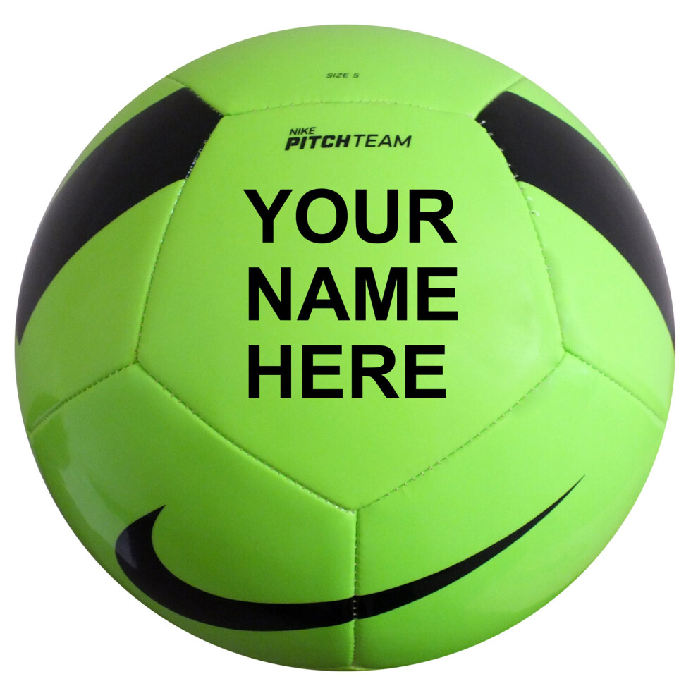 (Green, 3) Personalised nike team pitch football