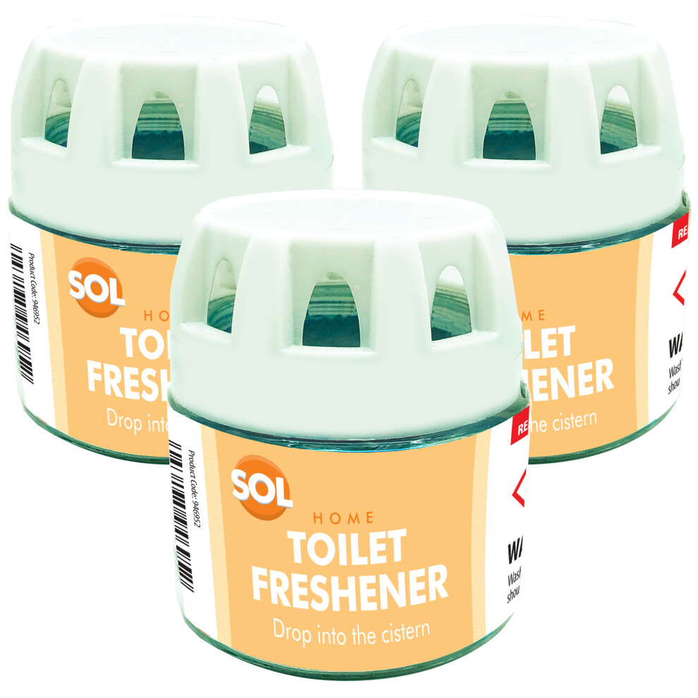 3pk Toilet Bowl Freshener | Each 70g Toilet Block Lasts for 1000 Flushes | Ocean Scented Cistern Block by Keep It Handy