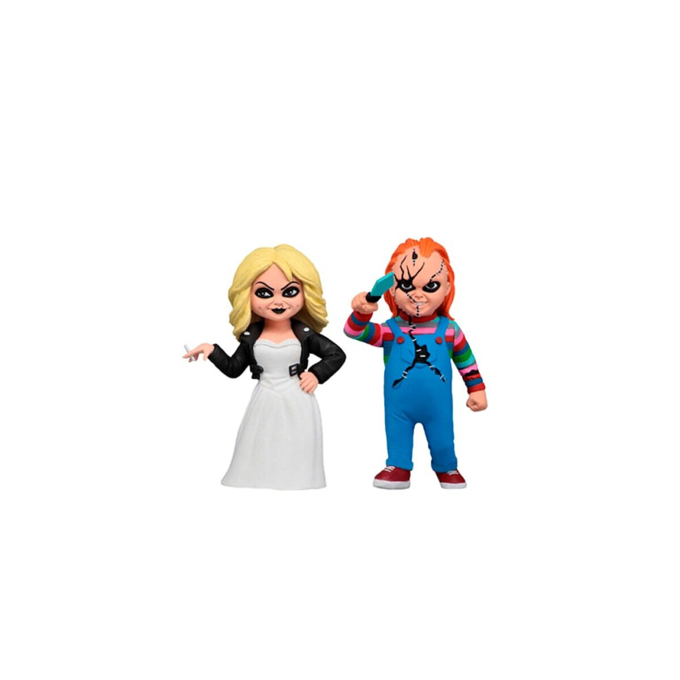 Chucky & Tiffany Toony Terrors Figure Set From Child's Play Bride Of Chucky - NECA 39743