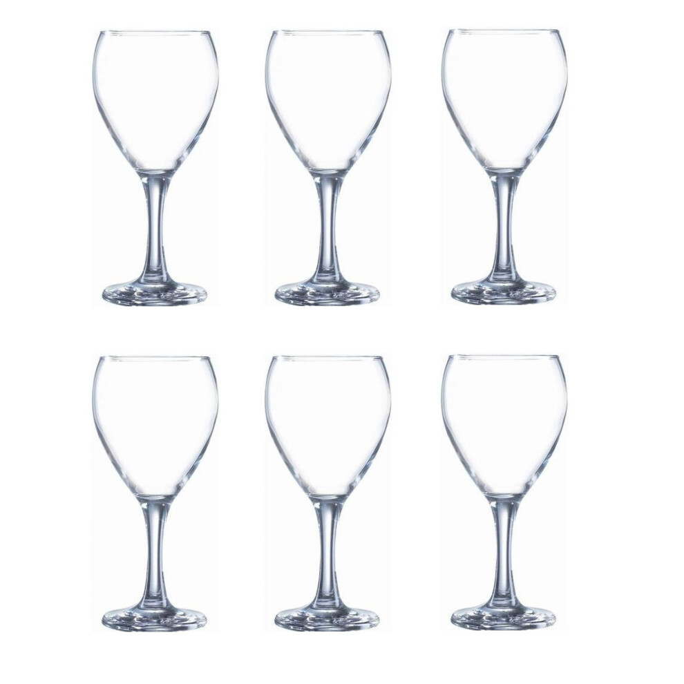 Seattle Wine Glasses Set Of 6 35cl Elegant Goblets Cocktail Glass