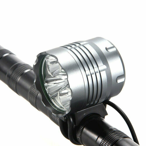 Ultra Bright 5200 Lumens Bicycle LED Head Torch / Handlebar Light No Battery 2