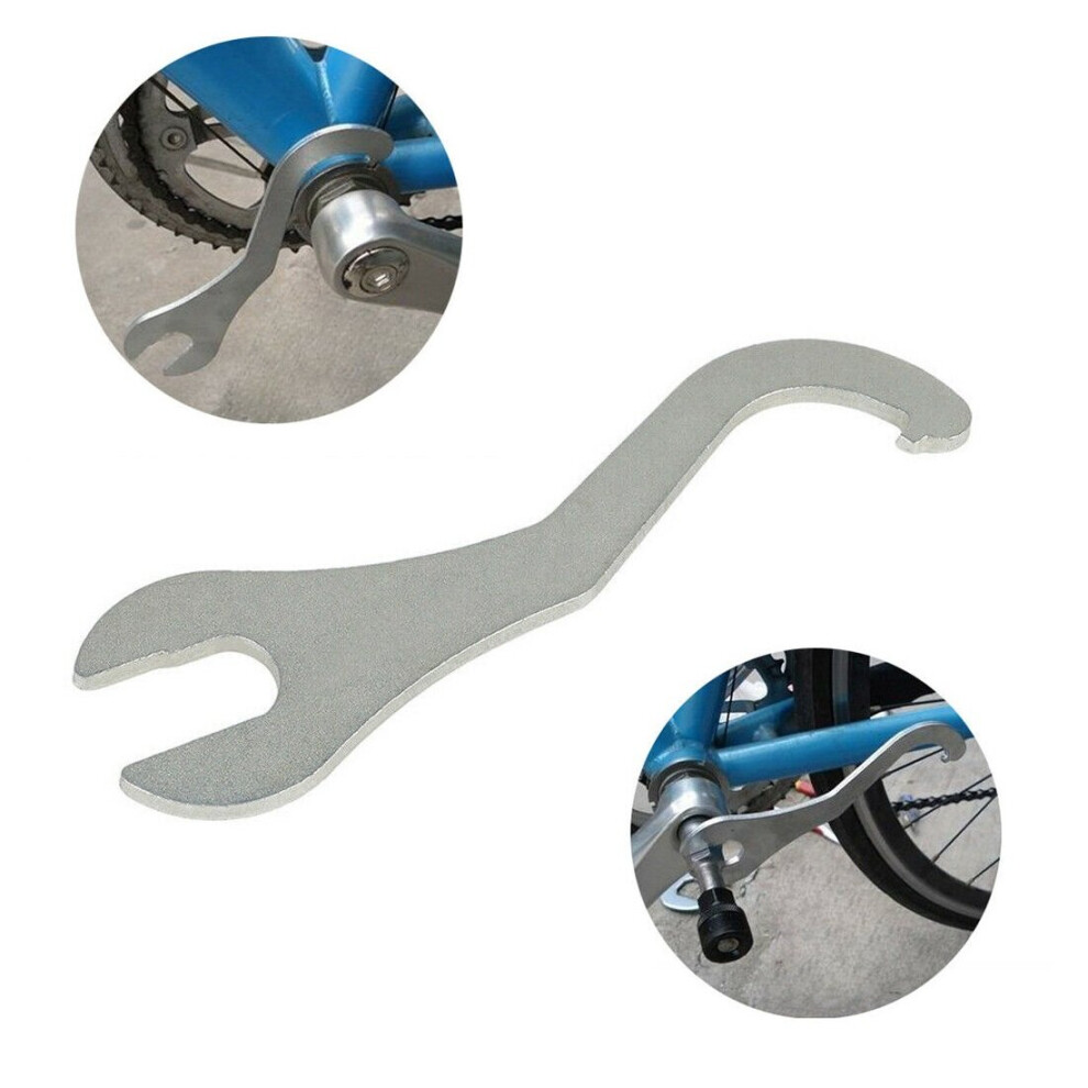 Bicycle Bottom Bracket Lock Ring Spanner Tool Pedal Repair Wrench 15mm 16mm Bike