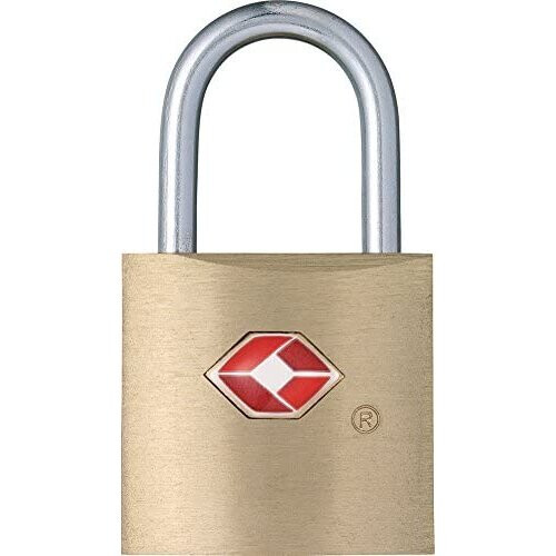 Go Travel Sentry Case Locks TSA Accepted Brass Luggage Suitcase Padlock 1