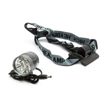 Ultra Bright 5200 Lumens Bicycle LED Head Torch / Handlebar Light No Battery