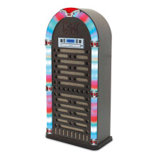 iTek I60017L Bluetooth Jukebox with CD Player and FM Radio, Brown