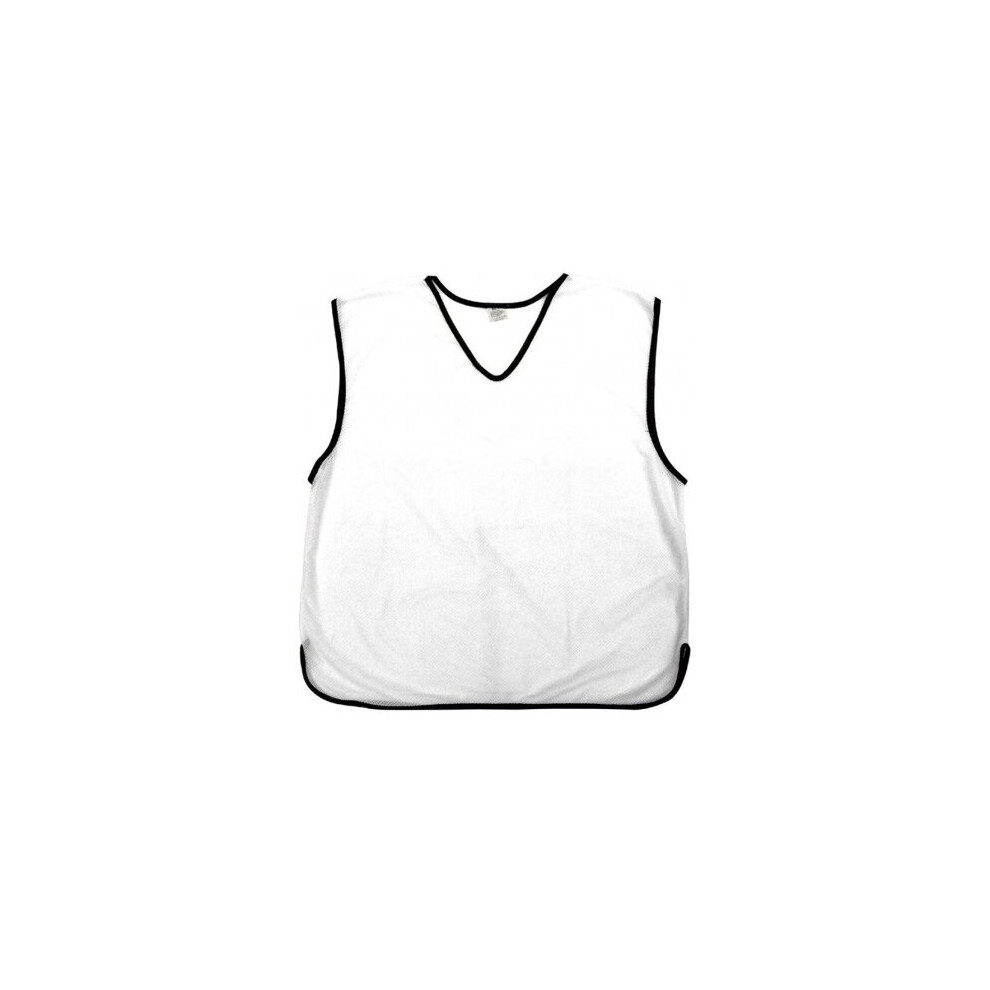 (White, Mens ( To fit Mens = Large to XL) PRO QUALITY FOOTBALL MESH TRAINING SPORTS BIBS