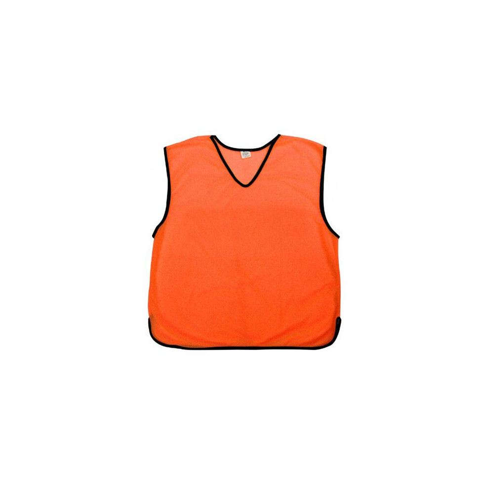 (Orange, Mens ( To fit Mens = Large to XL) PRO QUALITY FOOTBALL MESH TRAINING SPORTS BIBS