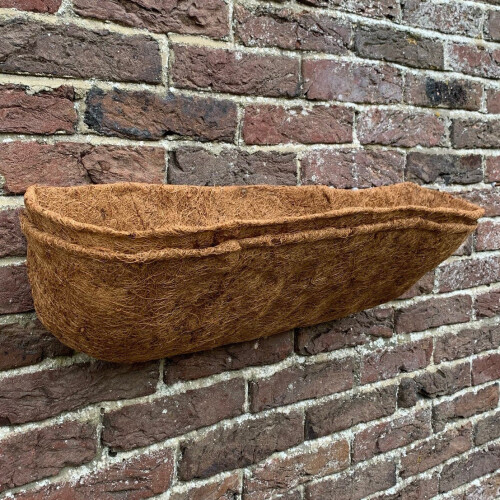 Selections Pack of 2 Coco Wall Trough Garden Planter Liners (60cm) 2