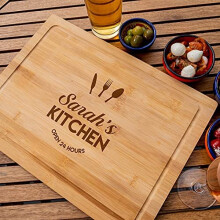 Personalised Chopping Board | Cheese Board | Cutting Board, Ideal Present for Mothers Day, Fathers Day, Christmas Gift, House Warming, Birthday I