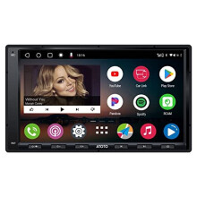 ATOTO A6 PF 7 Inch Double-DIN Android Car Stereo, Compatible with Apple CarPlay & Android Auto, Dual Bluetooth Car Radio, WiFi/BT/USB Tethering I