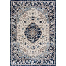 AREA RUGS LIVING ROOM EXTRA LARGE SMALL SOFT SHORT PILE CLASSIC MOROCCAN BEDROOM HALLWAY RUNNER CARPET BORDERED TRADITIONAL DESIGN NEW NAVY BLUE
