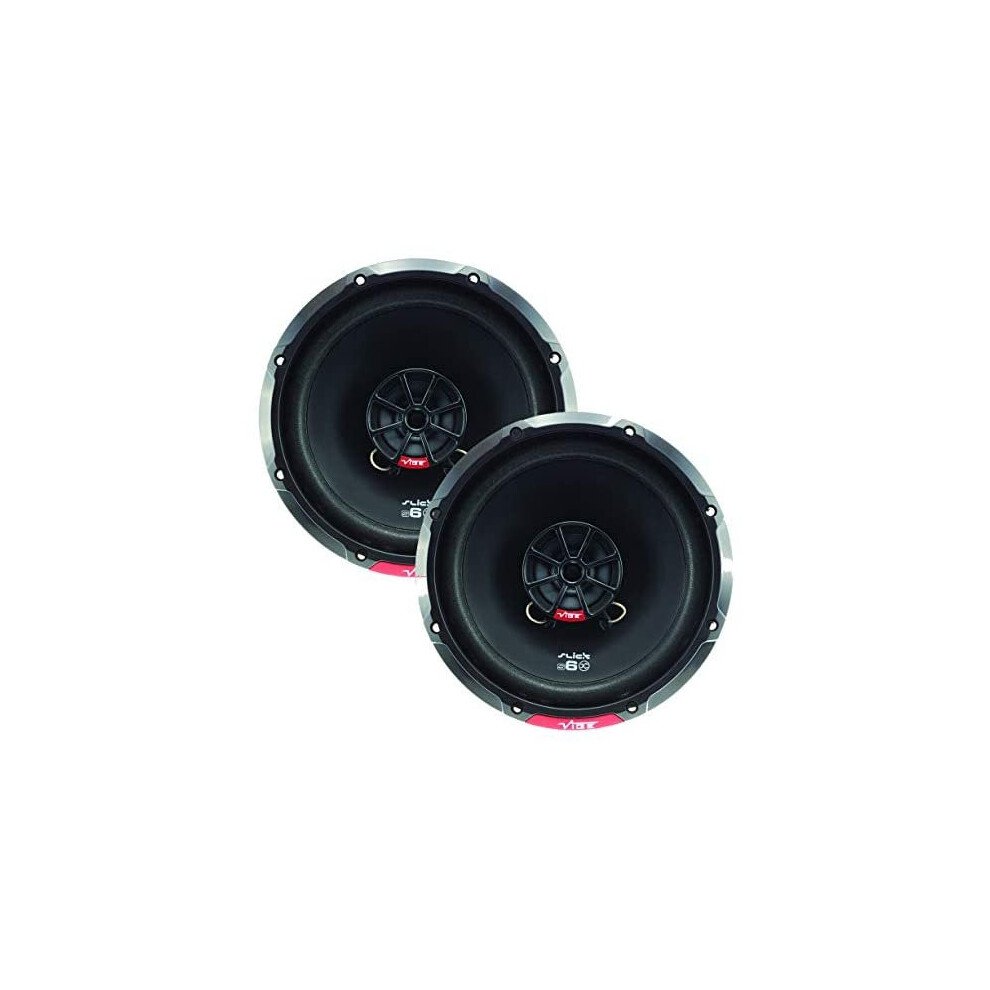 Vibe Slick 6.5 Inch Coaxial Speaker - 80/240 W, Black 5060382794831