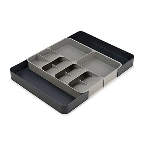 Joseph Joseph Joseph Joseph DrawerStore K   chenschubladen-Organizer-Tablett, Grau
