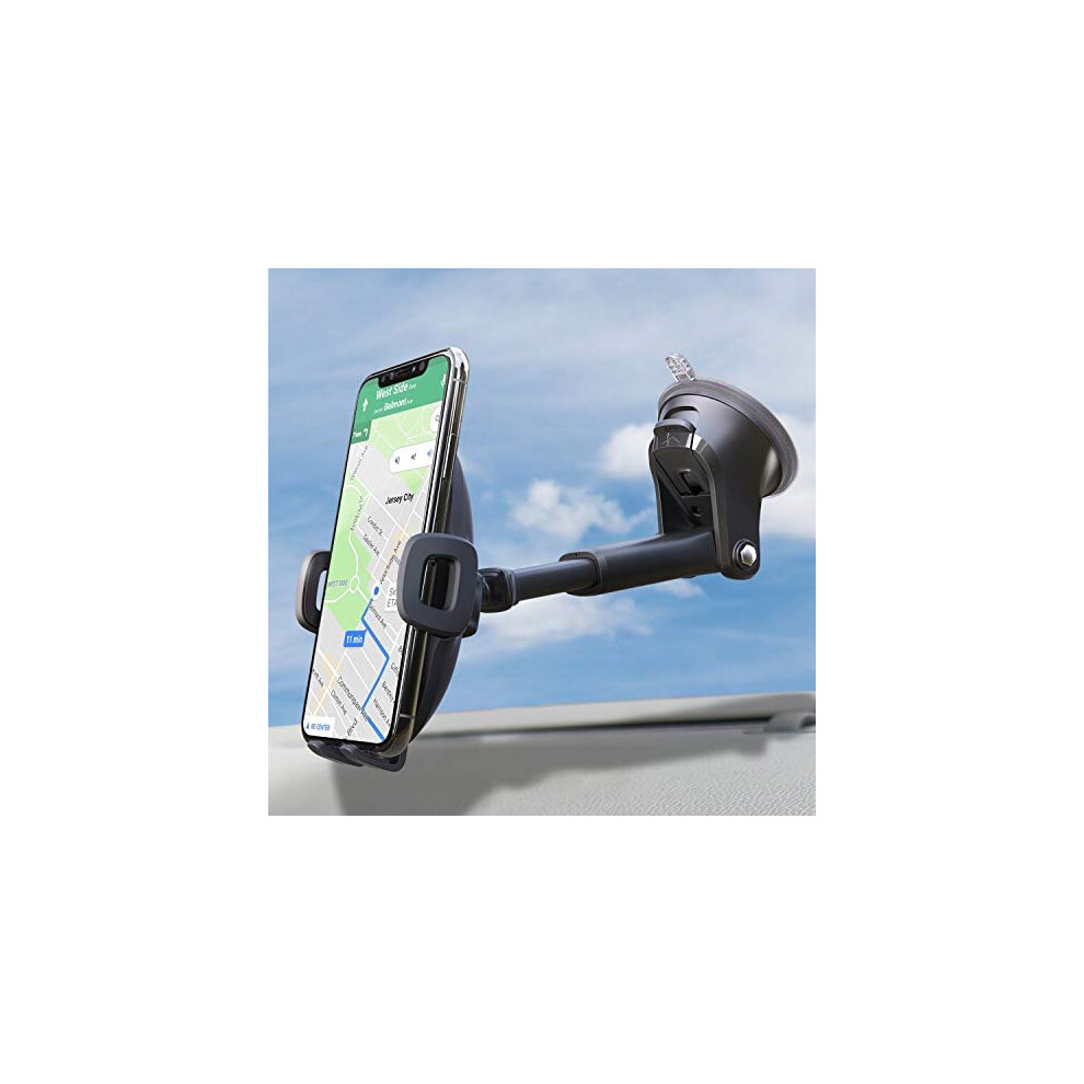 Apps2car Car Phone Holder, Dashboard Windscreen Sturdy Suction Cup Phone Mount, 360 Universal Phone Holder For Car Compatible For 4.7-6.8 Iphon 619960277812