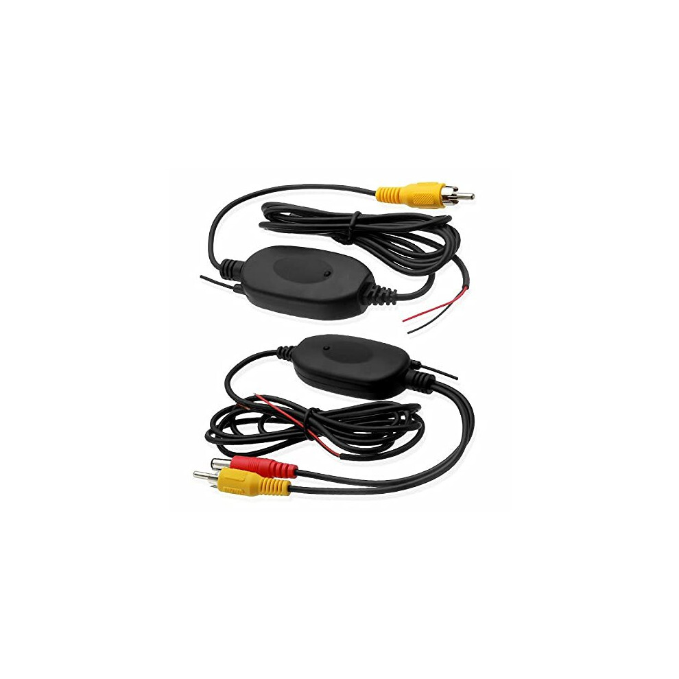 Multibao 2.4Ghz Wireless Rca Video Transmitter Receiver Parking Kit For Car Dvd Car Monitor To Connect The Car Rear View Camera Reverse Backup Light 5060879092938