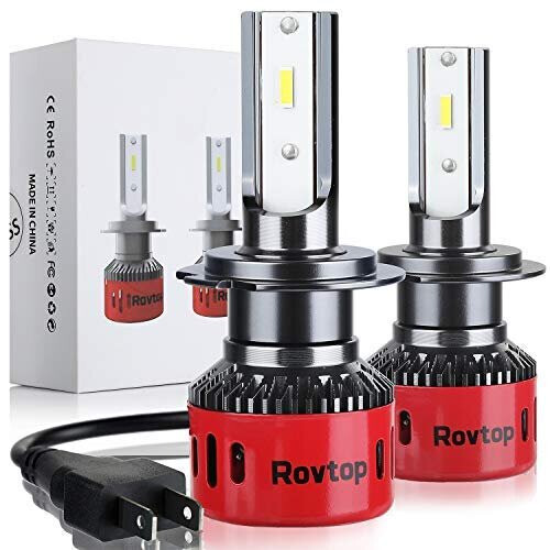Rovtop H7 LED Headlight Bulbs TX SMD LED Chips AllinOne Conversion