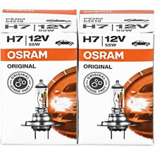 2 Osram H7 499 64210 12V Original Line Halogen Bulbs Car Bulb Headlamp light Bulbs Bulb Car lamp Headlight Headlamp Duo