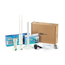 KUMA My-WiFi Hotspot Booster Kit - 5G Dual Band 2.4GHz + 5GHz Wi-Fi Signal Extender Router Antenna for Caravan Motorhome Boat Garden Office Summe