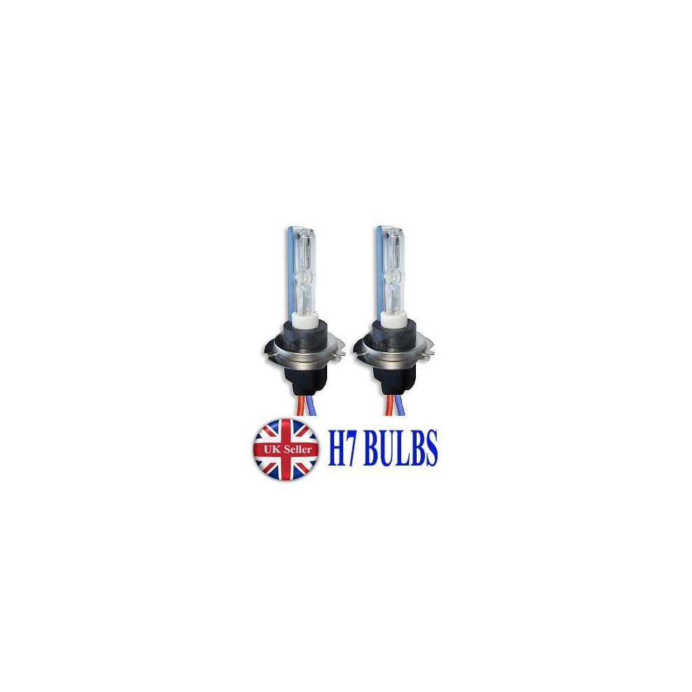 H7 Hid Xenon Bulb 2 Bulbs Headlight 35W Replacement Lamp Uk 6000K White 6949732159096