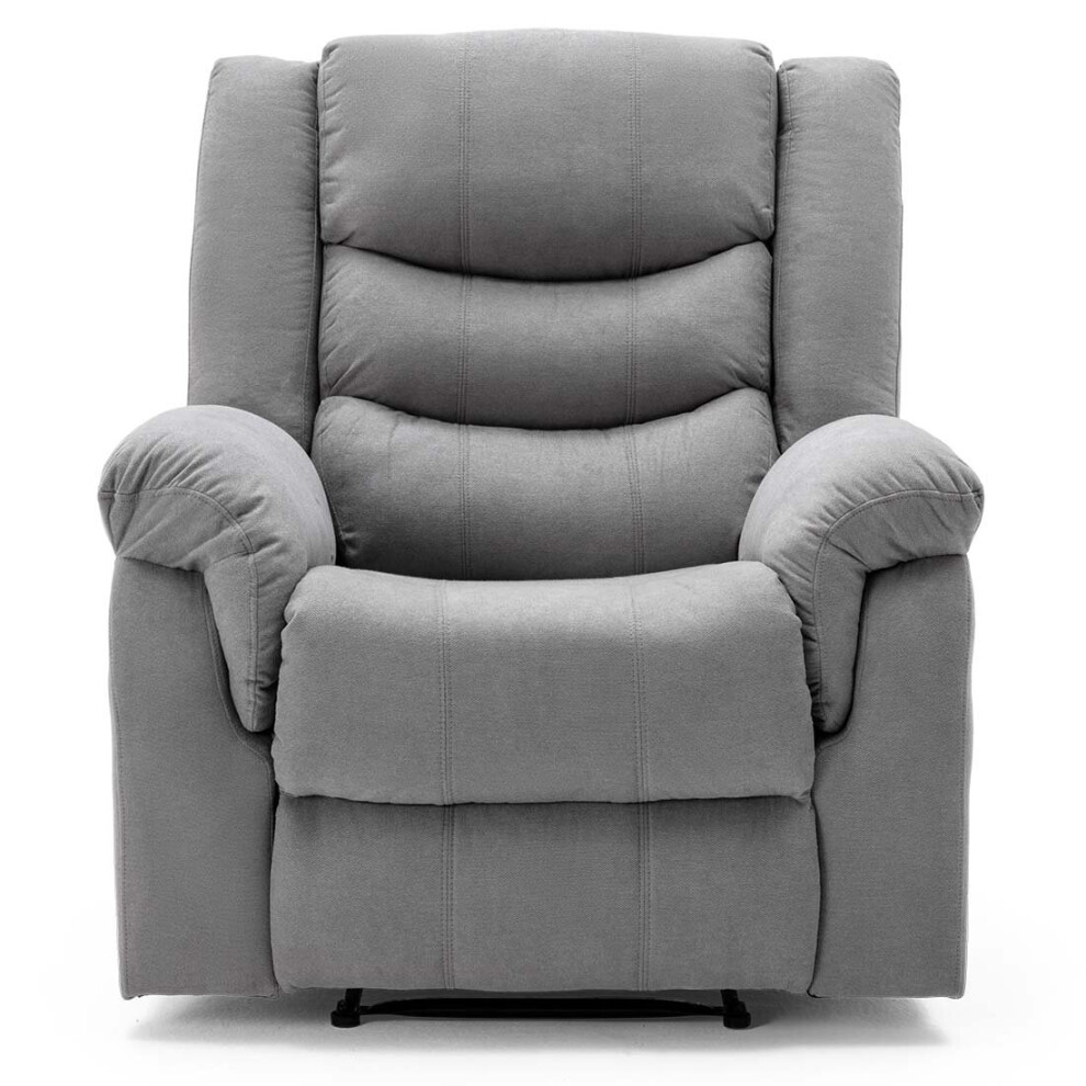 Seattle Manual Fabric Recliner Lounge Chair