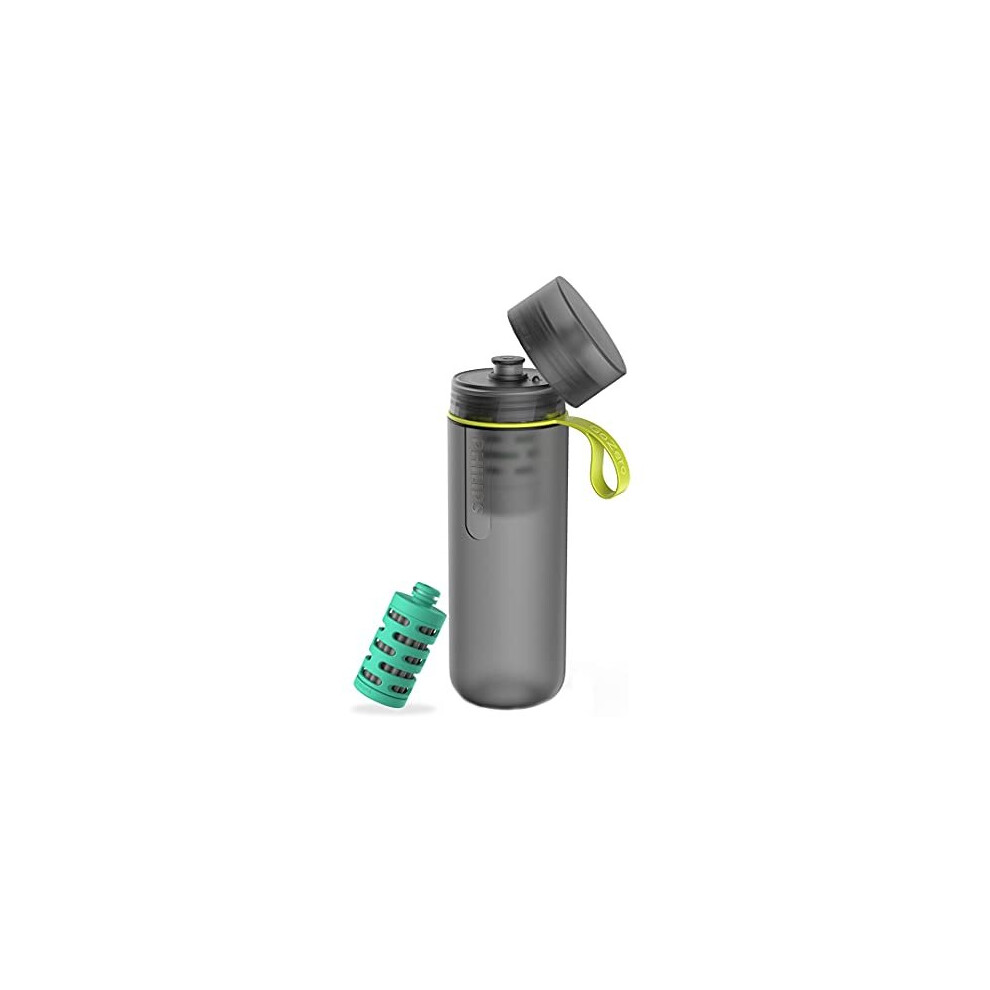 Philips GoZero Active Bottle, Squeeze Hydration Bottle, for Fresh Water Source Filtering