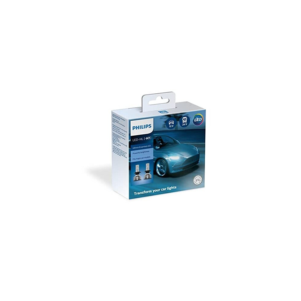 Philips Ultinon Essential Led Car Head Bulb (H7) 6.500K White/Light
