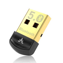 Avantree DG45 Bluetooth 5.0 USB Dongle, Bluetooth Adapter for PC Computer Desktop Laptop, Wireless Transfer for Bluetooth Headphones Speakers Key