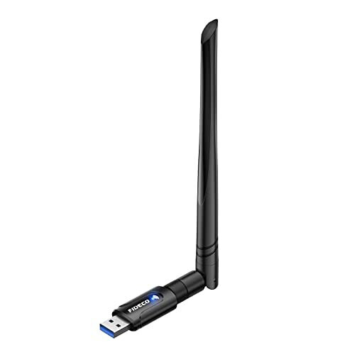 FIDECO WiFi Adapter - AC1200 Dual Band (5.8G/Max 867Mbps & 2.4G/Max ...